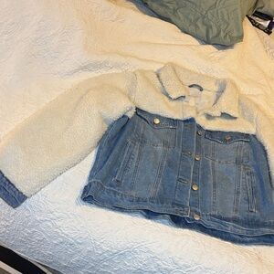 Angel Kiss Blue and White Jean Jacket